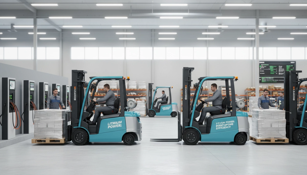 Want to know details of Forklift Fleet Electrification with Lithium Batteries for Higher Uptime and ROI ? Leading supplier - XiCha Part will share knowledge of multi‑shift forklift operations , forklift fleet electrification , lithium-ion forklift batteries for you. Click the link to get more information. image 2 Want to know details of Forklift Fleet Electrification with Lithium Batteries for Higher Uptime and ROI ? Leading supplier - XiCha Part will share knowledge of multi‑shift forklift operations , forklift fleet electrification , lithium-ion forklift batteries for you. Click the link to get more information. image 2