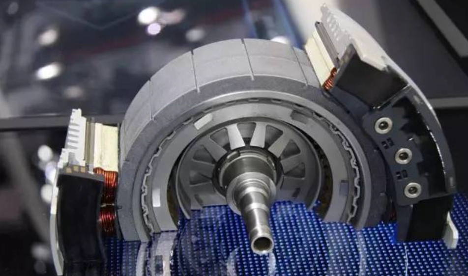 Rare-Earth-Free Magnets for Coreless Motors