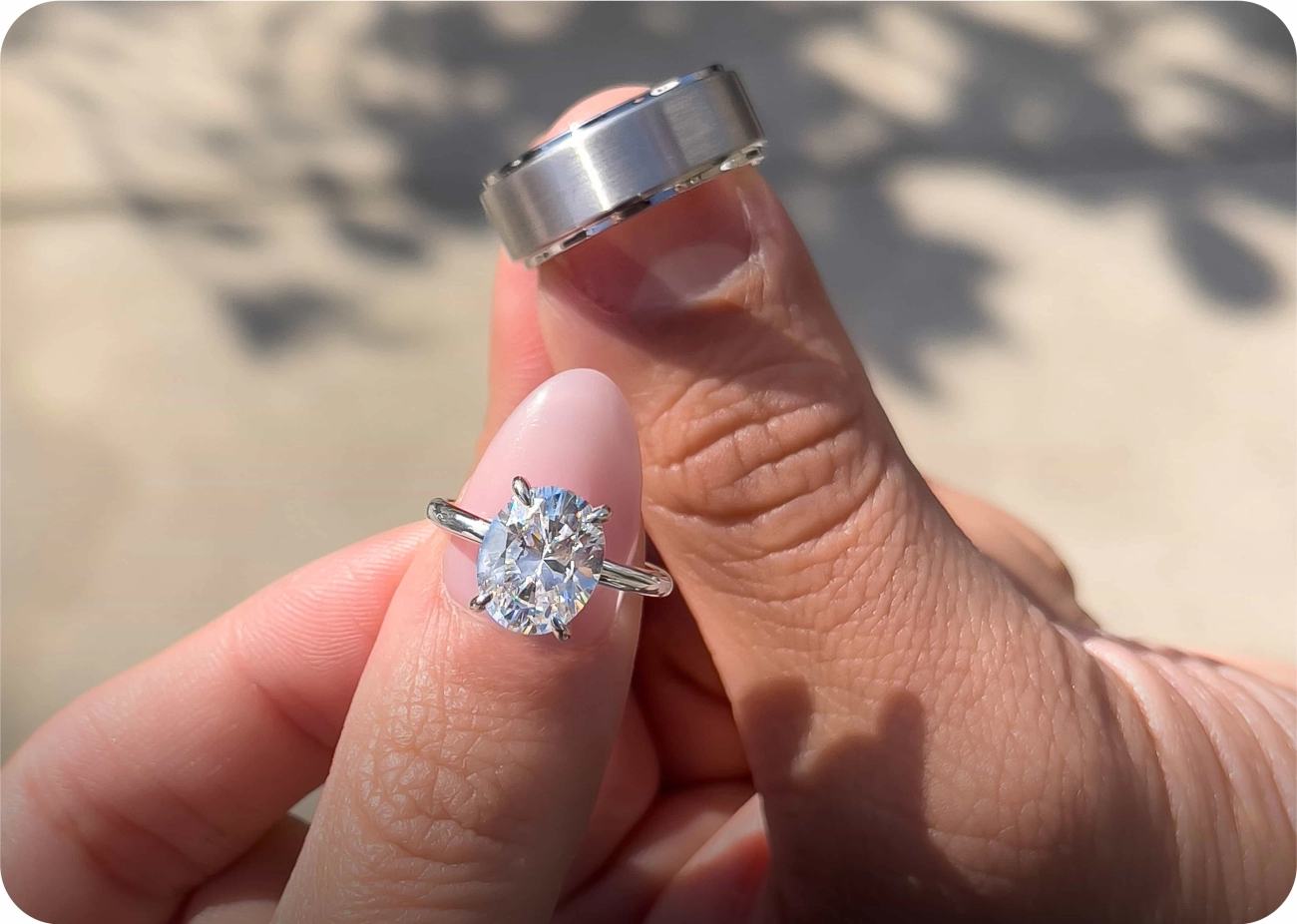 Sterling Silver Engagement Rings Romalar