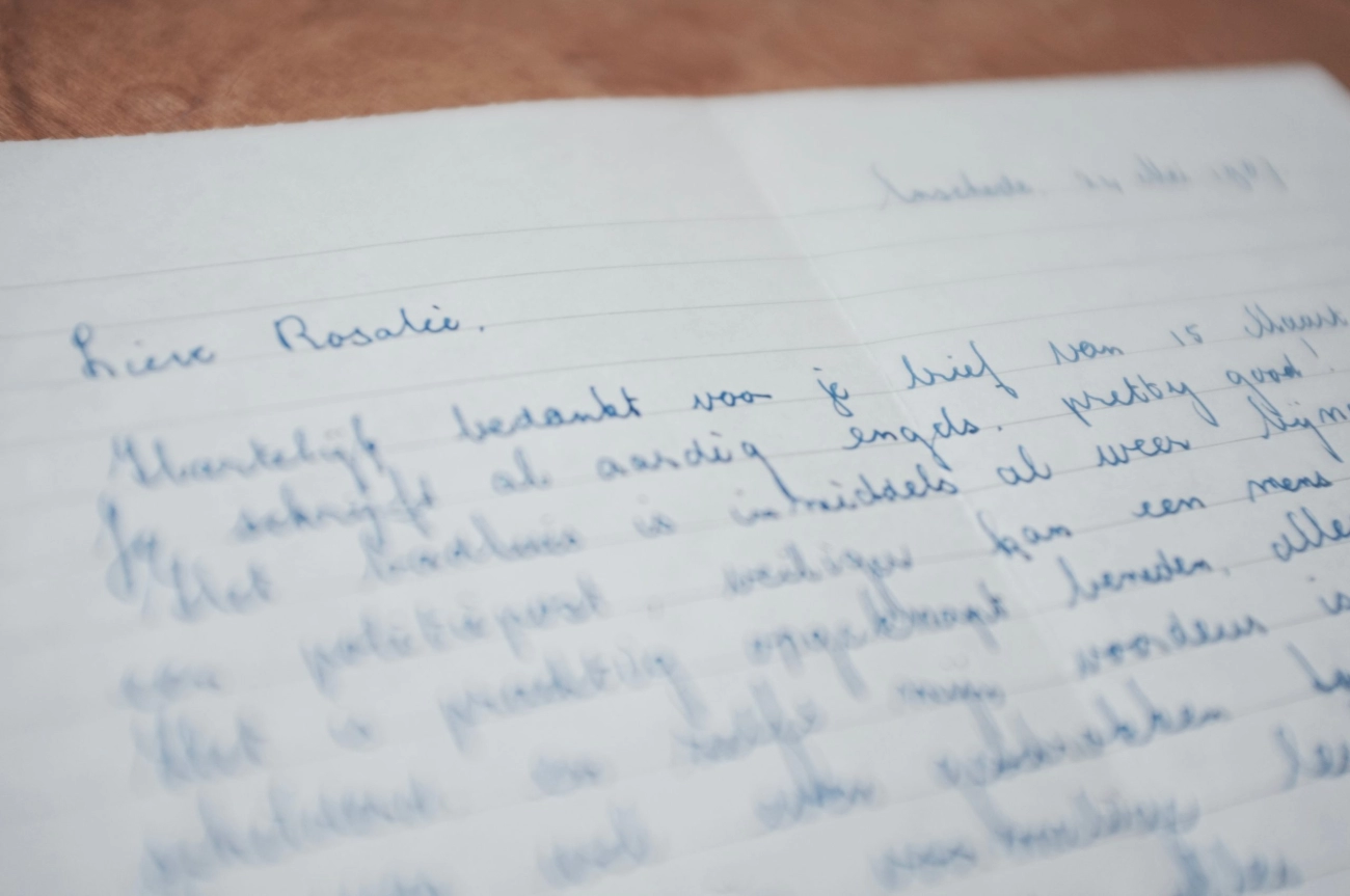 Authentic letter writing preparation rituals