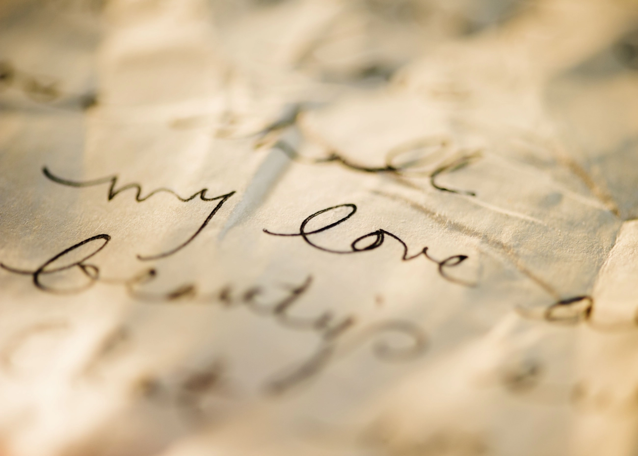 Personalized heartfelt letter presentation