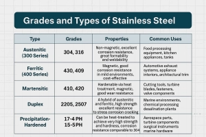 Austenitic Steel Properties Comparison
