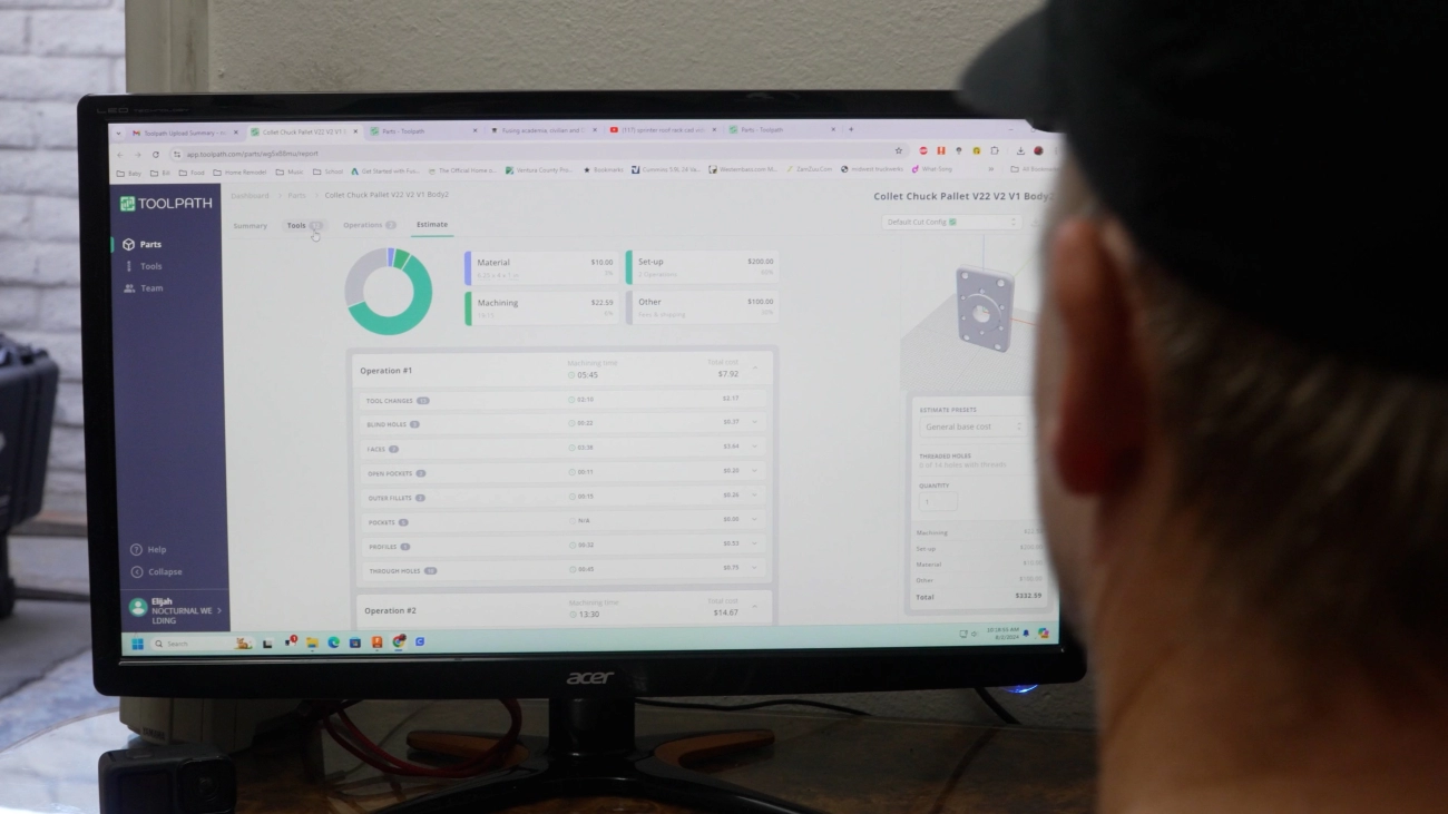 CNC-Fräsworkflow und Optimierung