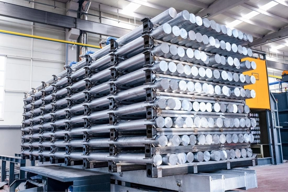 Herstellungsprozess von Blechaluminium