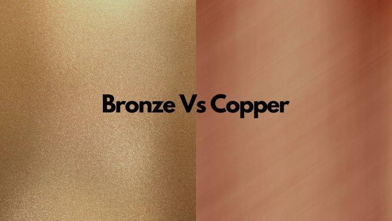 Copper vs Bronze Color Comparison Chart