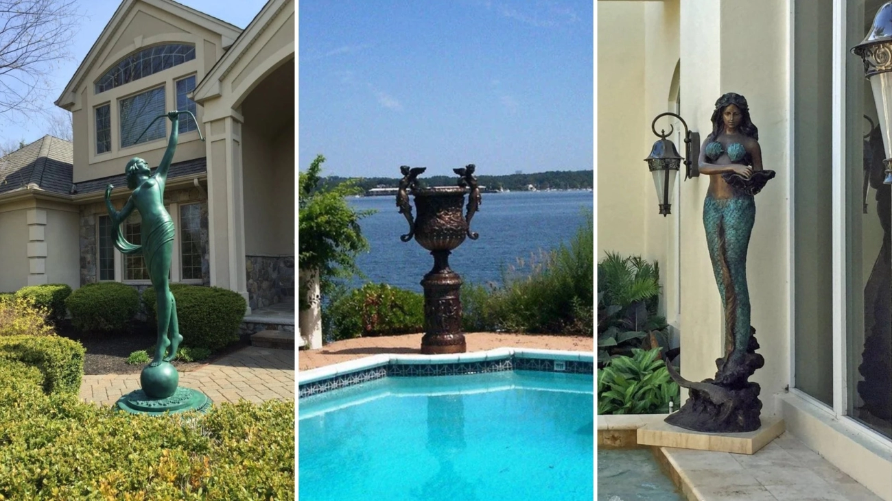 Bronze Kupfer Schmuck Skulpturen Patina