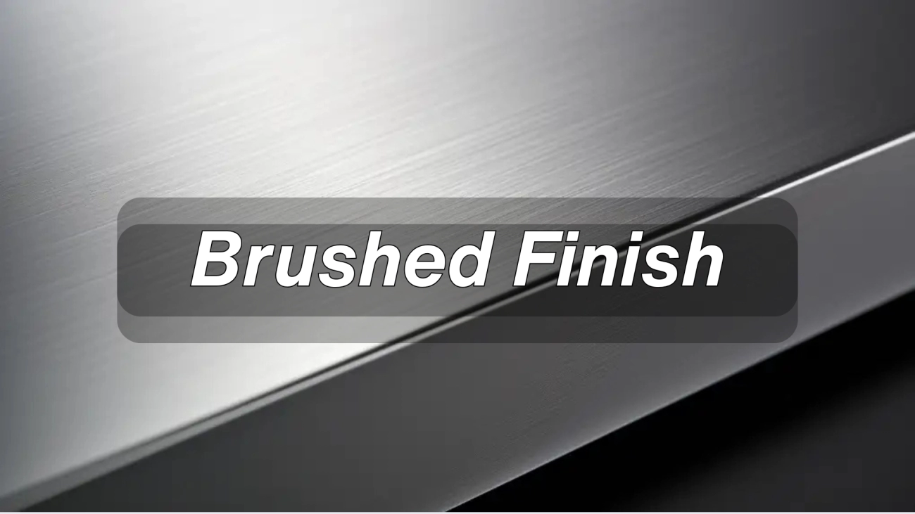 Vorbereitung der gebürsteten Metalloberfläche