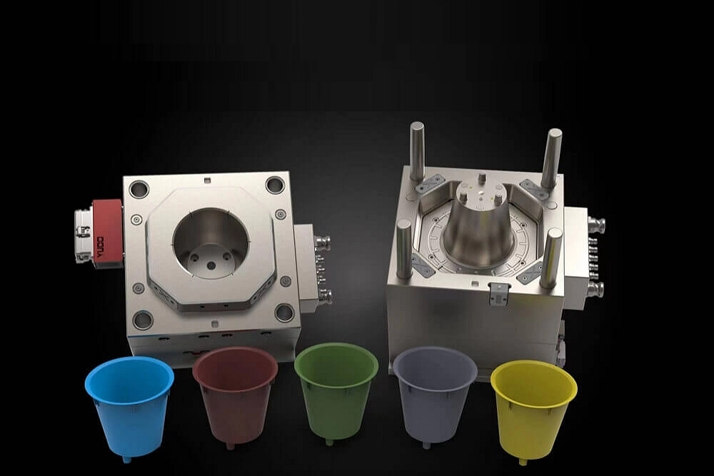 PMMA-Spritzgießprozessschritte