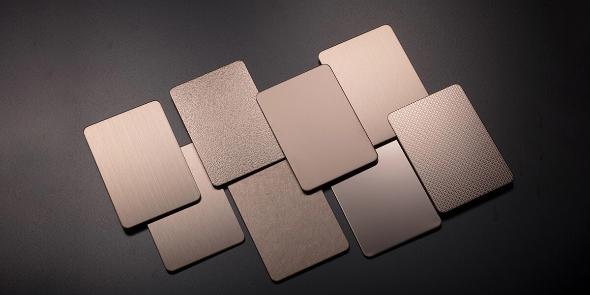 Guía del acero inoxidable con acabado de chorro de arena