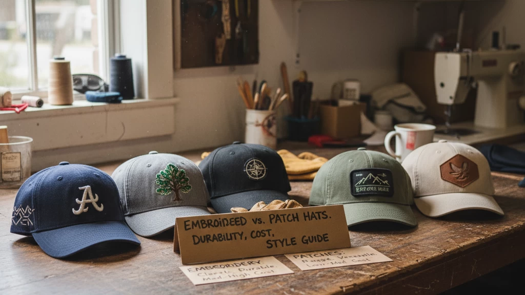 Embroidered vs Patch Hats Durability Cost Style Guide