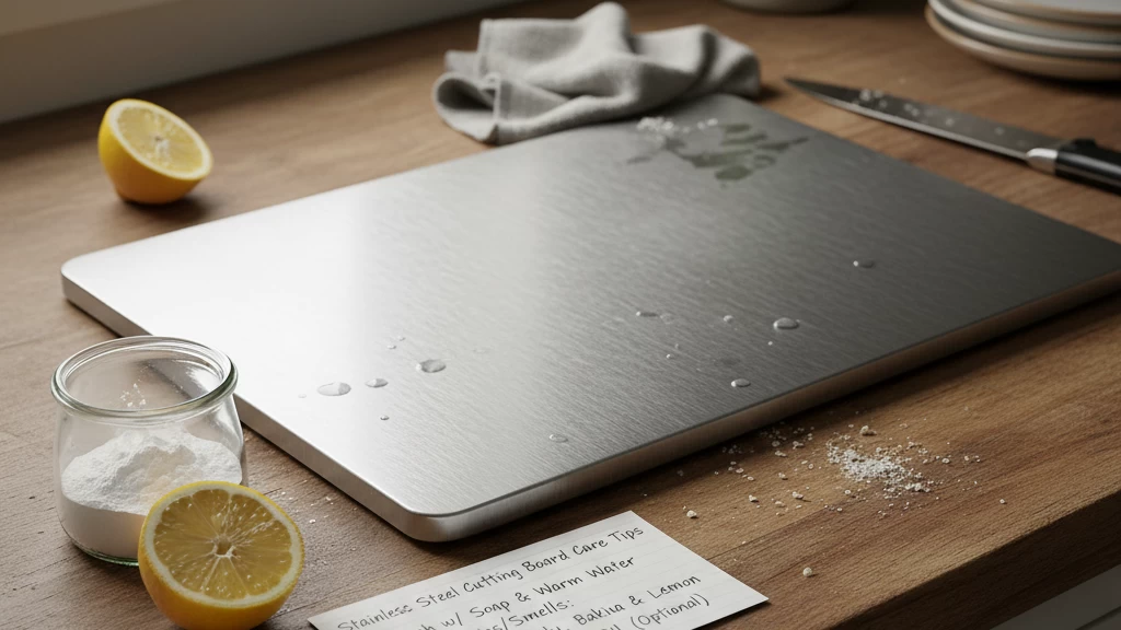 Stainless Steel Cutting Board Care Tips