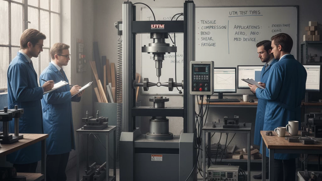 만능 시험기 테스트 유형 및 응용 분야