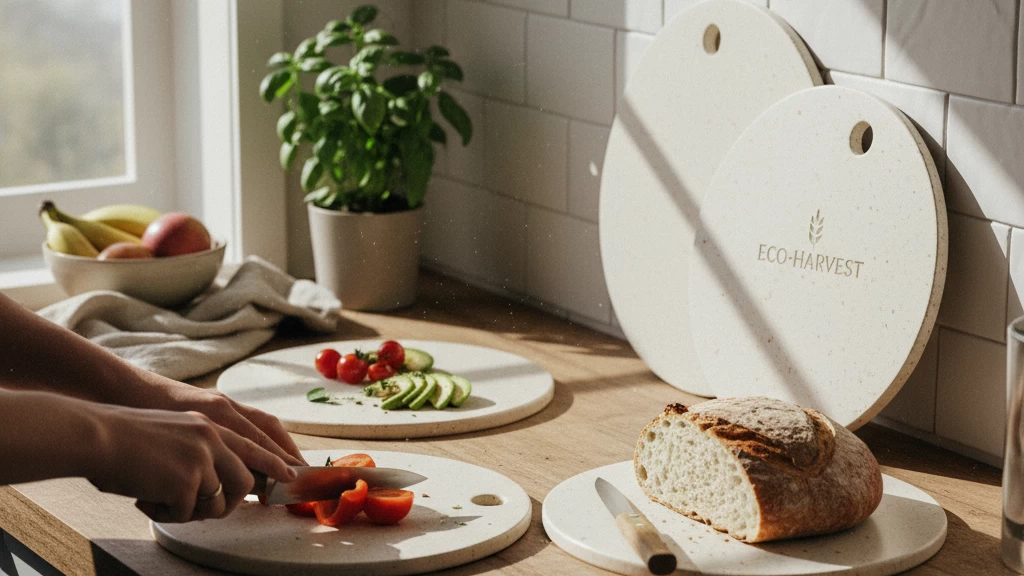 Eco-Friendly Wheat Straw Cutting Boards Marketing