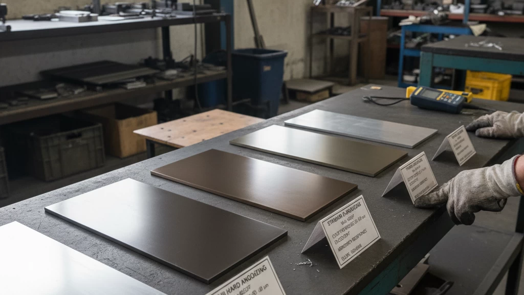 Vergleichstabelle Hartanodisierung