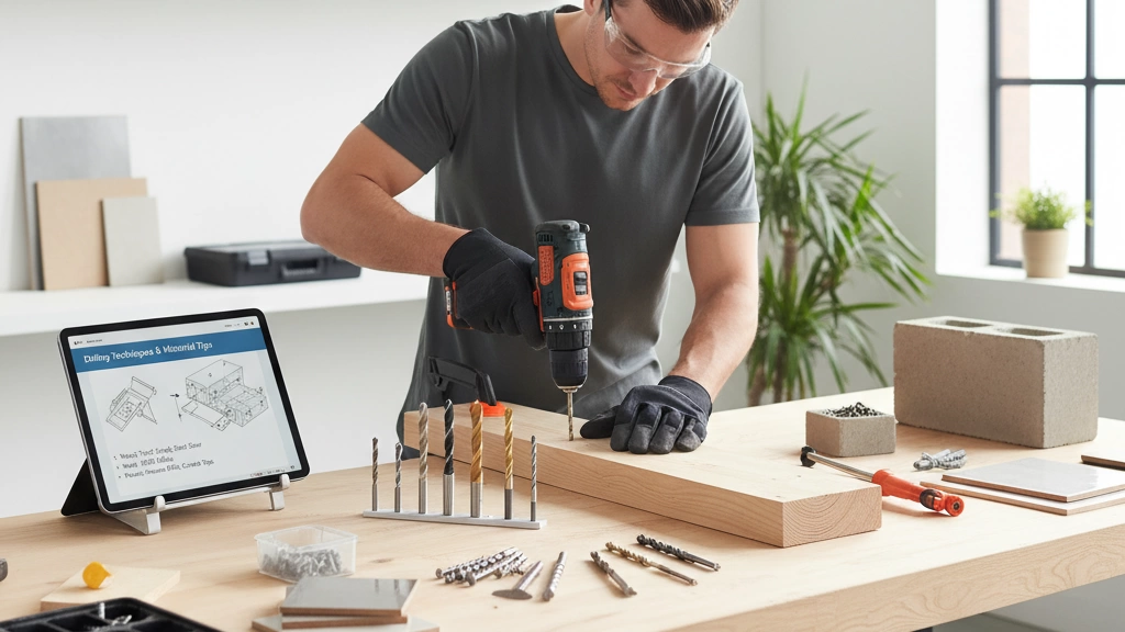 Técnicas de perforación de agujeros y consejos sobre materiales