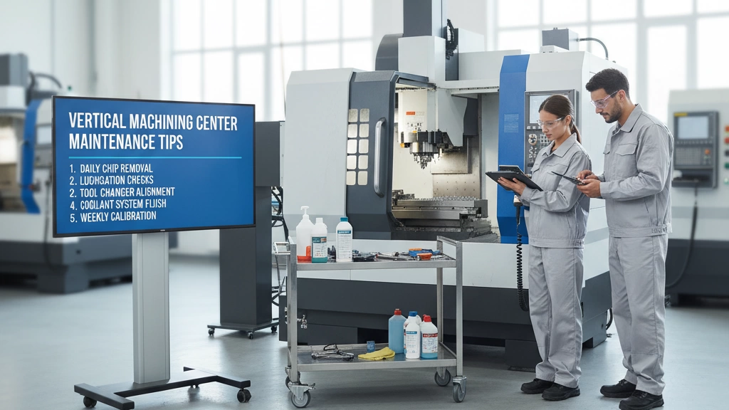 Consejos de mantenimiento para centros de mecanizado vertical