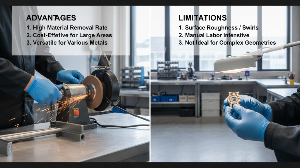 Ventajas y limitaciones del pulido mecánico