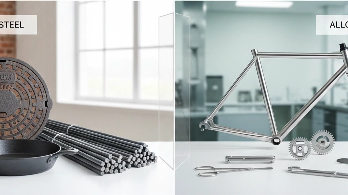 Vergleich der Anwendungen von Carbon- und Legierungsstahl