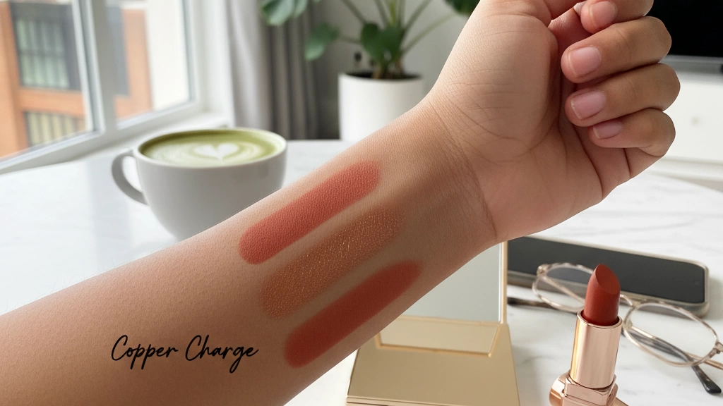 Copper Charge Matte Charlotte Tilbury Swatches
