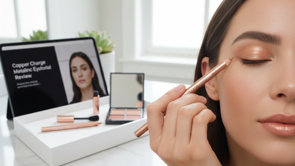 Copper Charge Metallic Eyeliner Tutorial Review