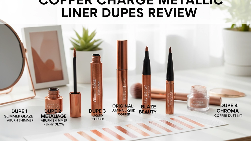 Copper Charge Metallic Liner Dupes Review