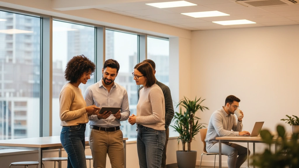 human-centric tunable white commercial lighting