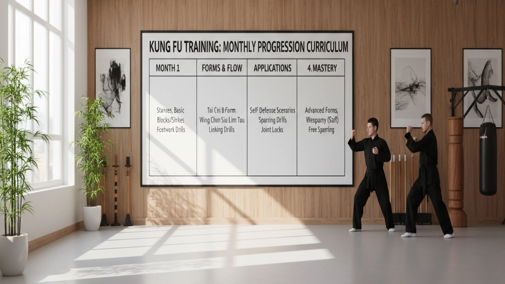 Kung Fu Training Monthly Progression Curriculum