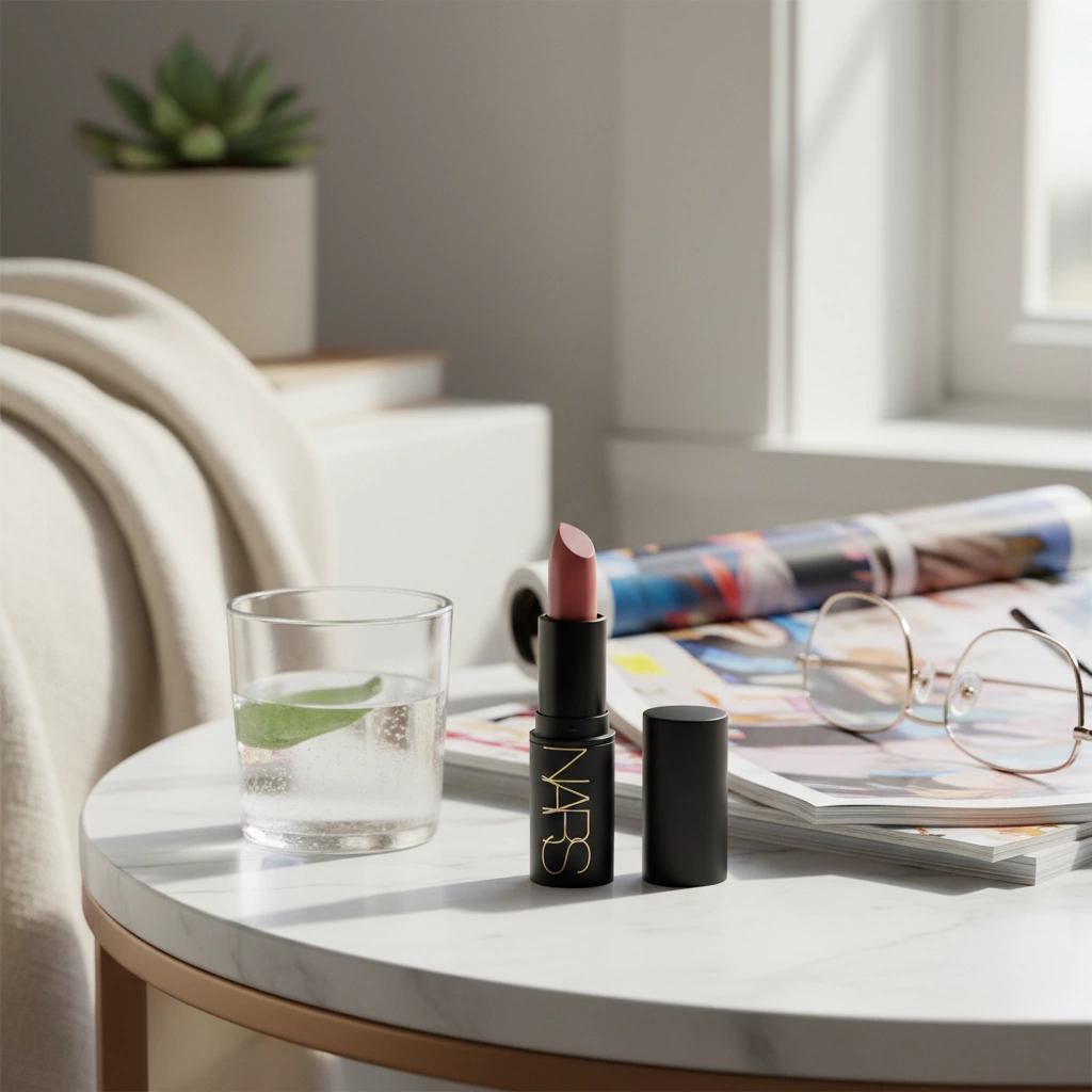 NARS Anita Audacious Lipstick Review Hydrating Satin Rose Nude 1 NARS Anita Audacious Lipstick Satin-Matte