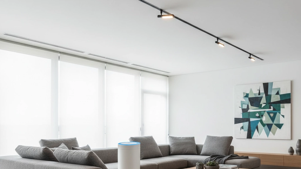 custom magnetic track light with voice control