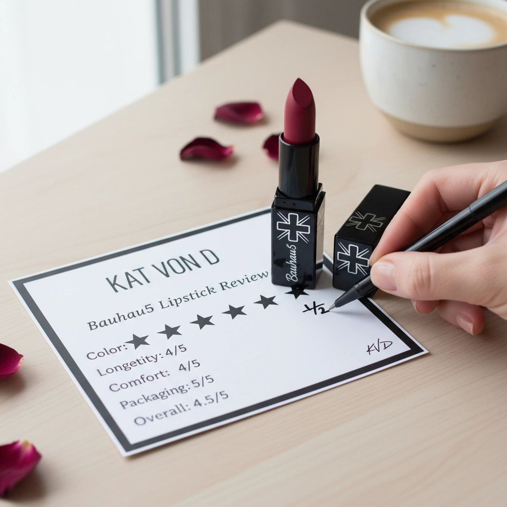 Kat Von D Lippenstift Bauhau5 Bewertung Lang anhaltender Cooler Himbeer Pink Kat Von D Bauhau5 Lippenstift Bewertungsbewertungen