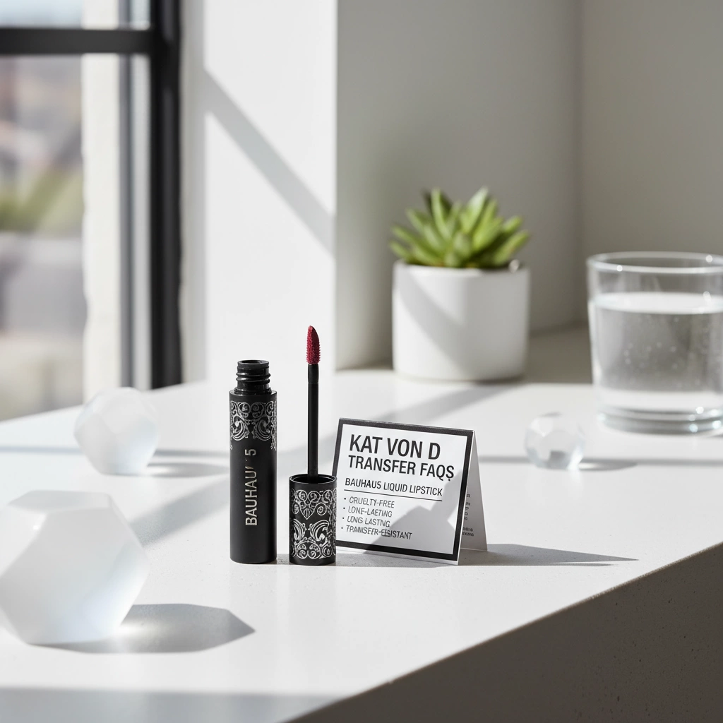 Kat Von D Lippenstift Bauhau5 Bewertung Lang anhaltender Cooler Himbeer Pink Kat Von D Lippenstift Bauhau5 Vegan Transfer FAQs