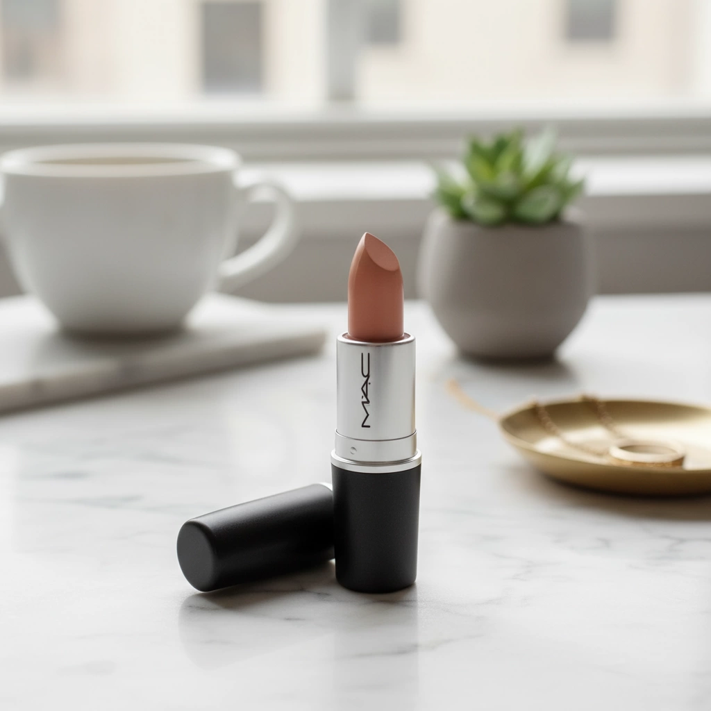 MAC Crème dNude Lipstick İncelemesi Nemlendirici Nude Şeftali Bej MAC Creme dNude Ruj Özellikleri QRE9I3dD7