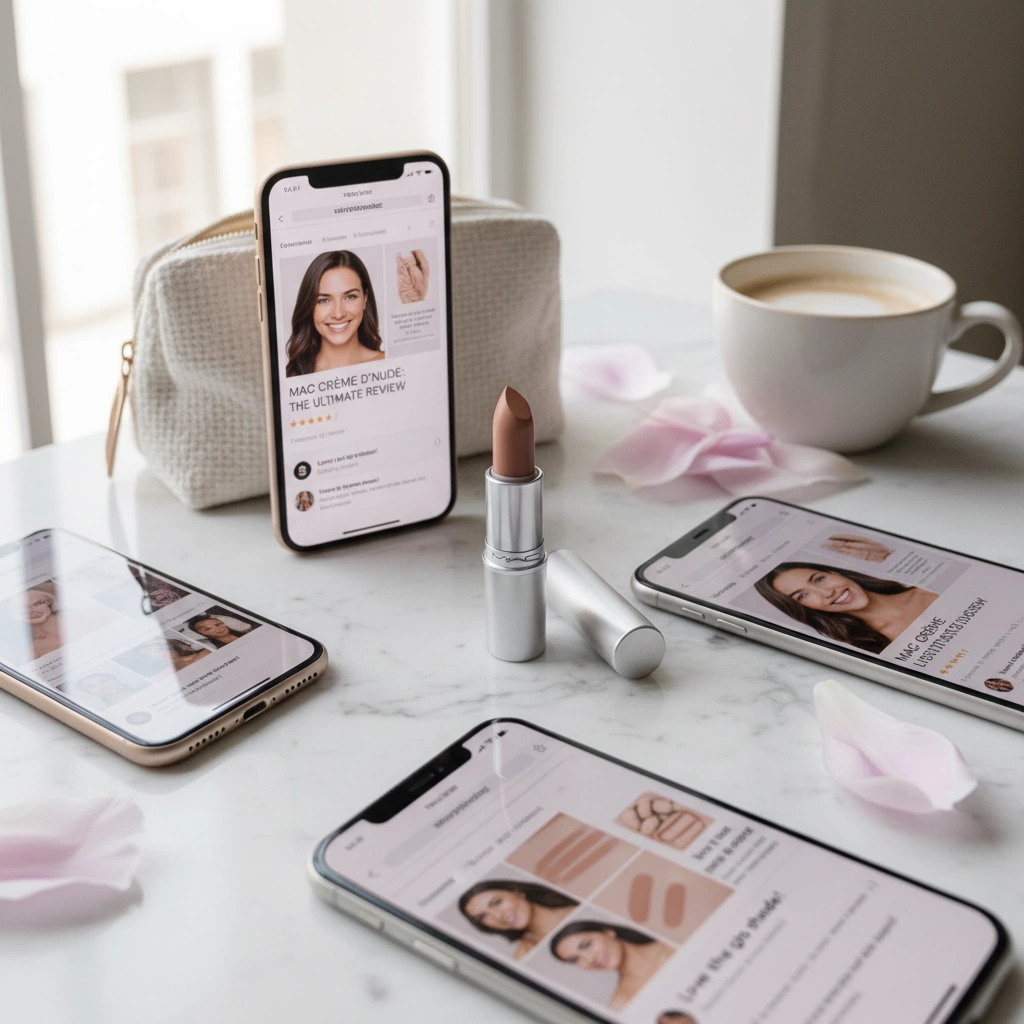 MAC Crème dNude Lipstick İncelemesi Nemlendirici Nude Şeftali Bej MAC Creme dNude Ruj Yorumları R6kedZTFs