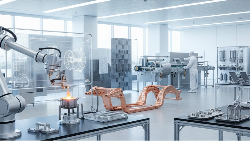 aplicaciones de metales de material en diferentes industrias