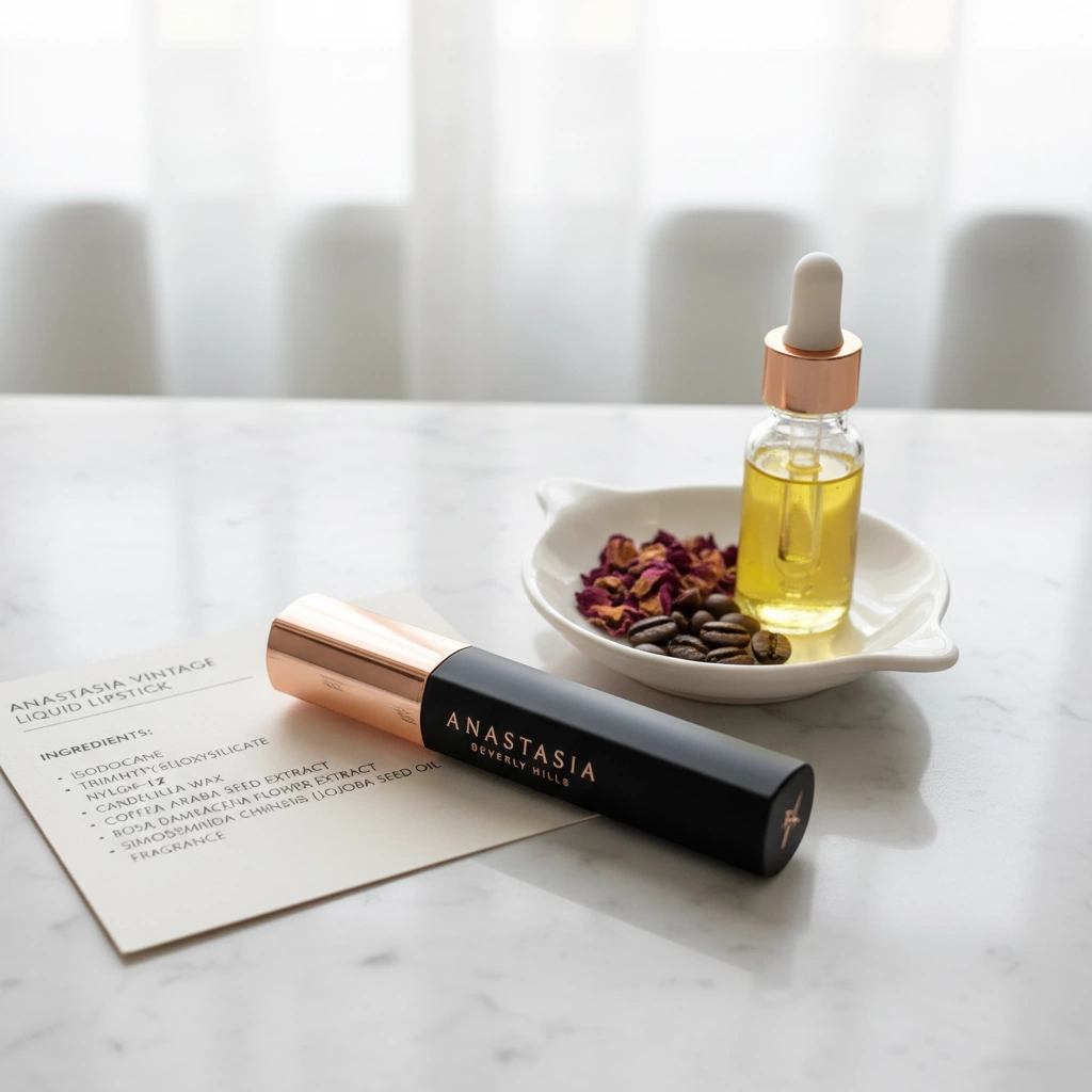 Anastasia Vintage Liquid Lipstick Full-Pigment Matte Purple 3 Anastasia Vintage Liquid Lipstick Ingredients