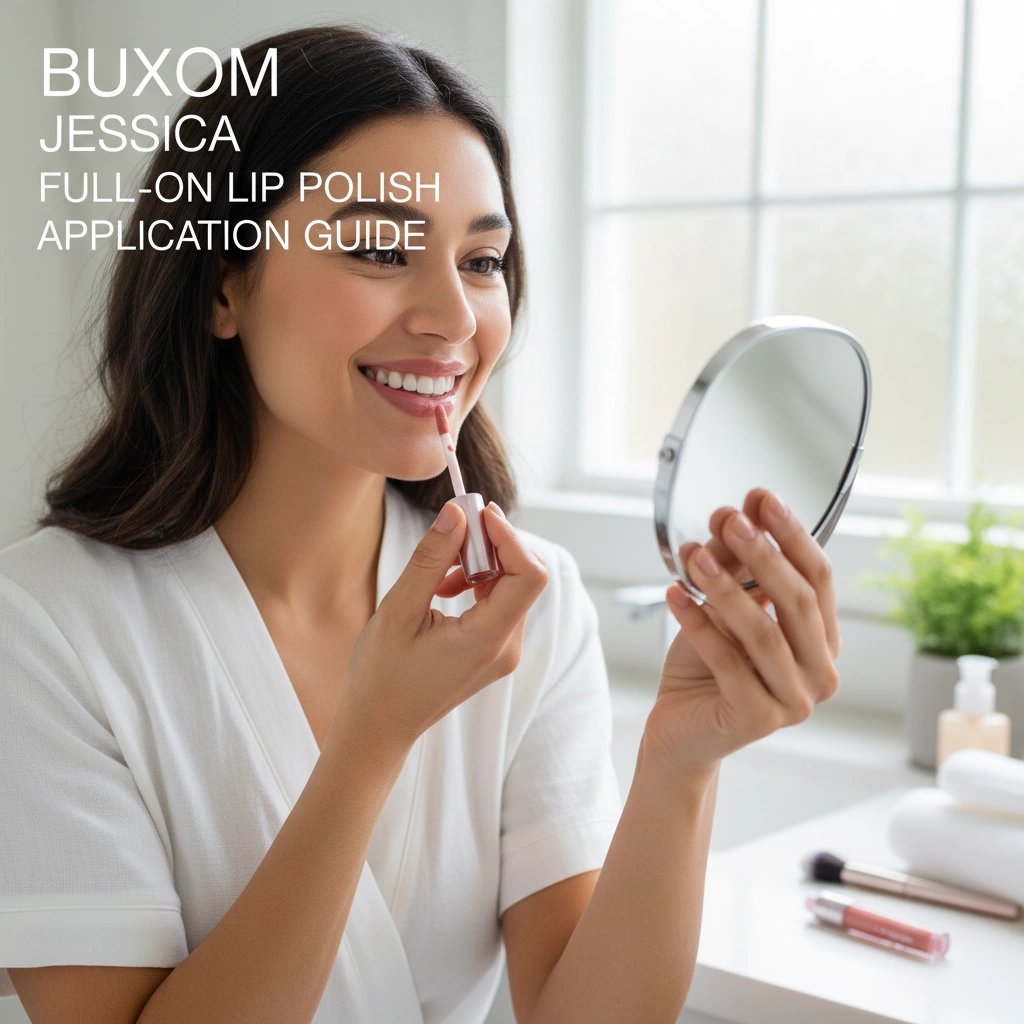 Buxom Jessica Full-On Lip Polish Review aufpolsternder Korallen-Pink-Glanz Buxom Jessica Full-On Lip Polish Anwendungsguide