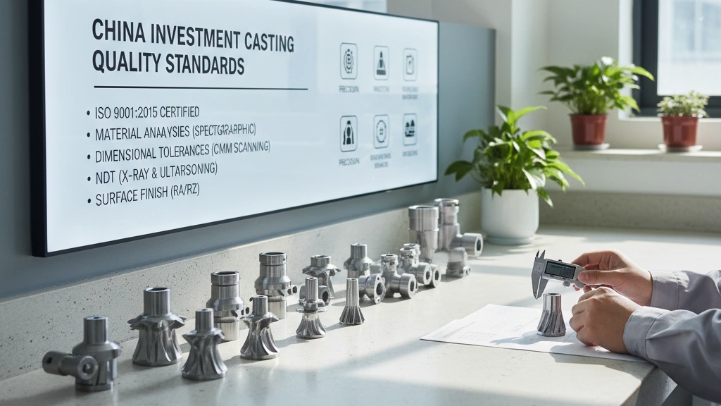 Normas de calidad de la fundición a la cera perdida en China