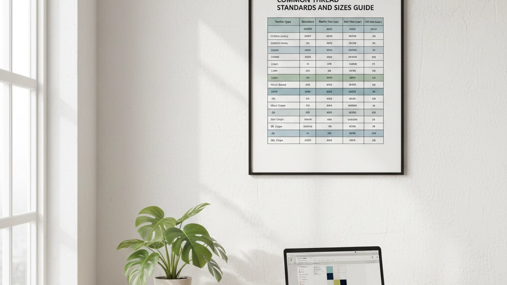 Guía común de estándares y tamaños de roscas