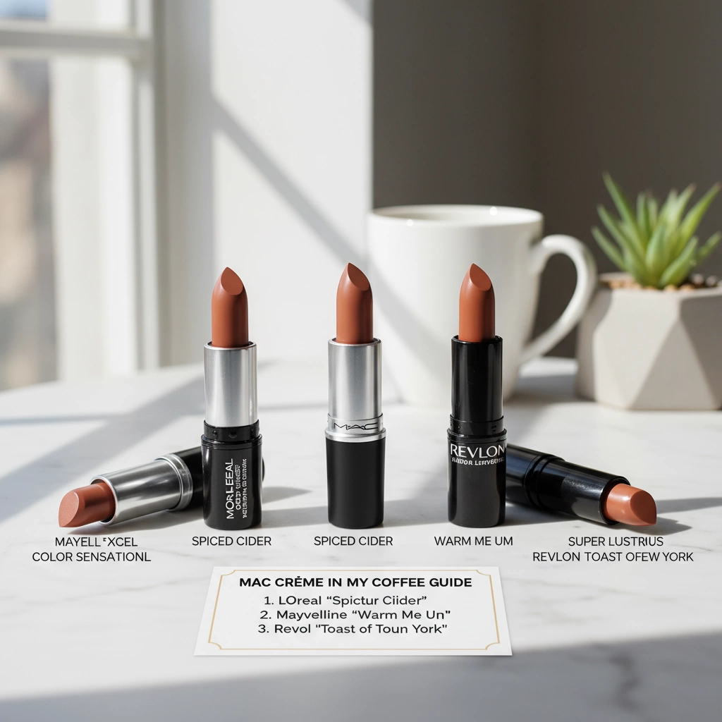 MAC Creme In My Coffee Lipstick Dupes Guide