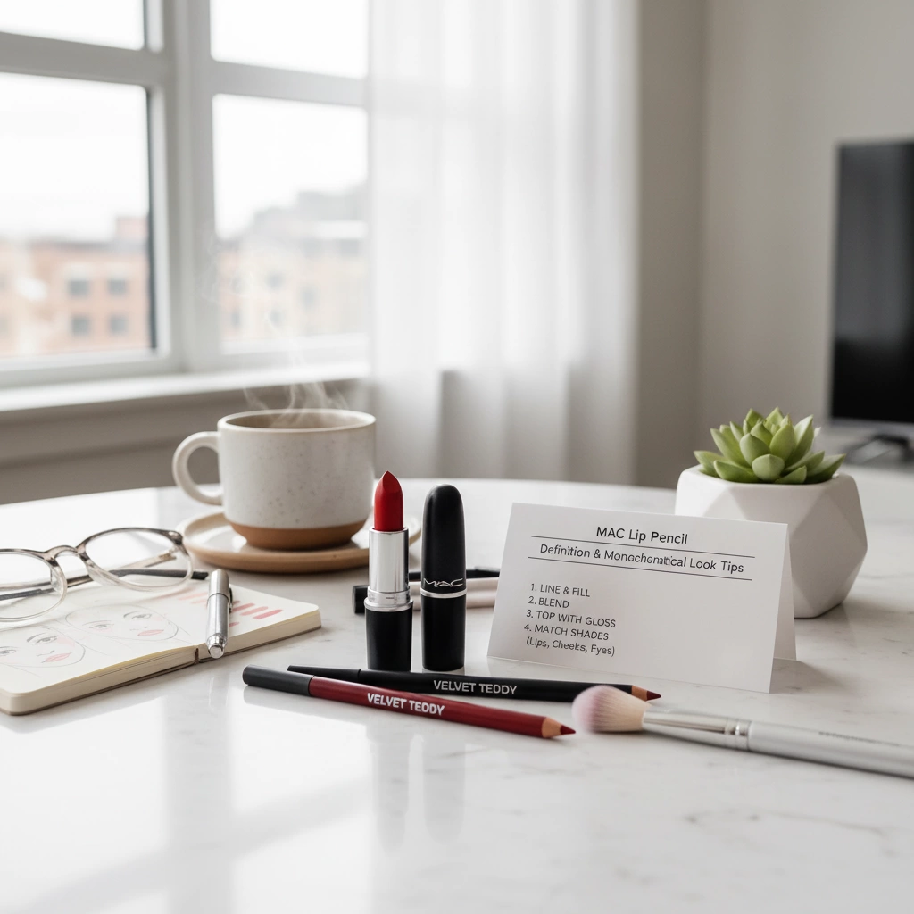 MAC Lip Pencil Definition and Monochromatic Look Tips