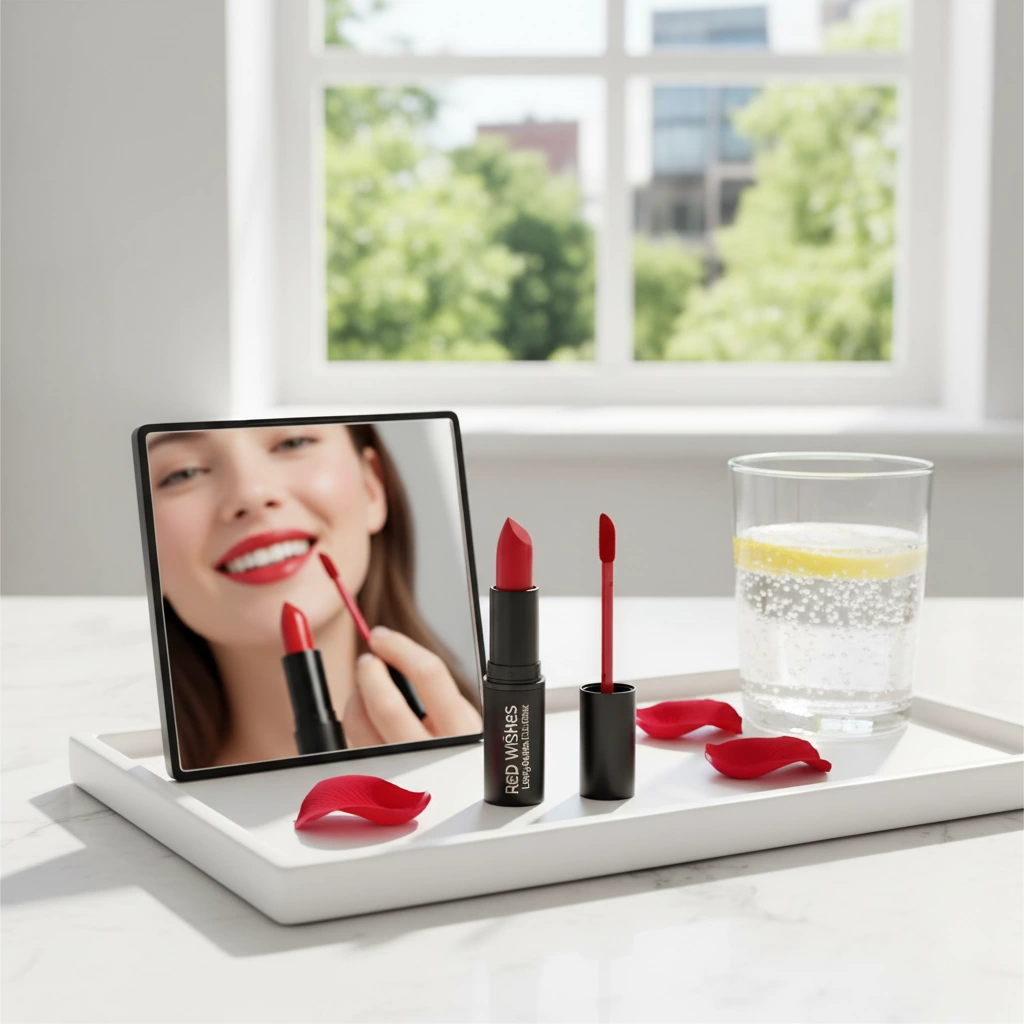 Charlotte Tilbury Red Wishes Limitless Lucky Lips Matte Lipstick Review 5 Red Wishes Long-Wear Red Lipstick US Shoppers