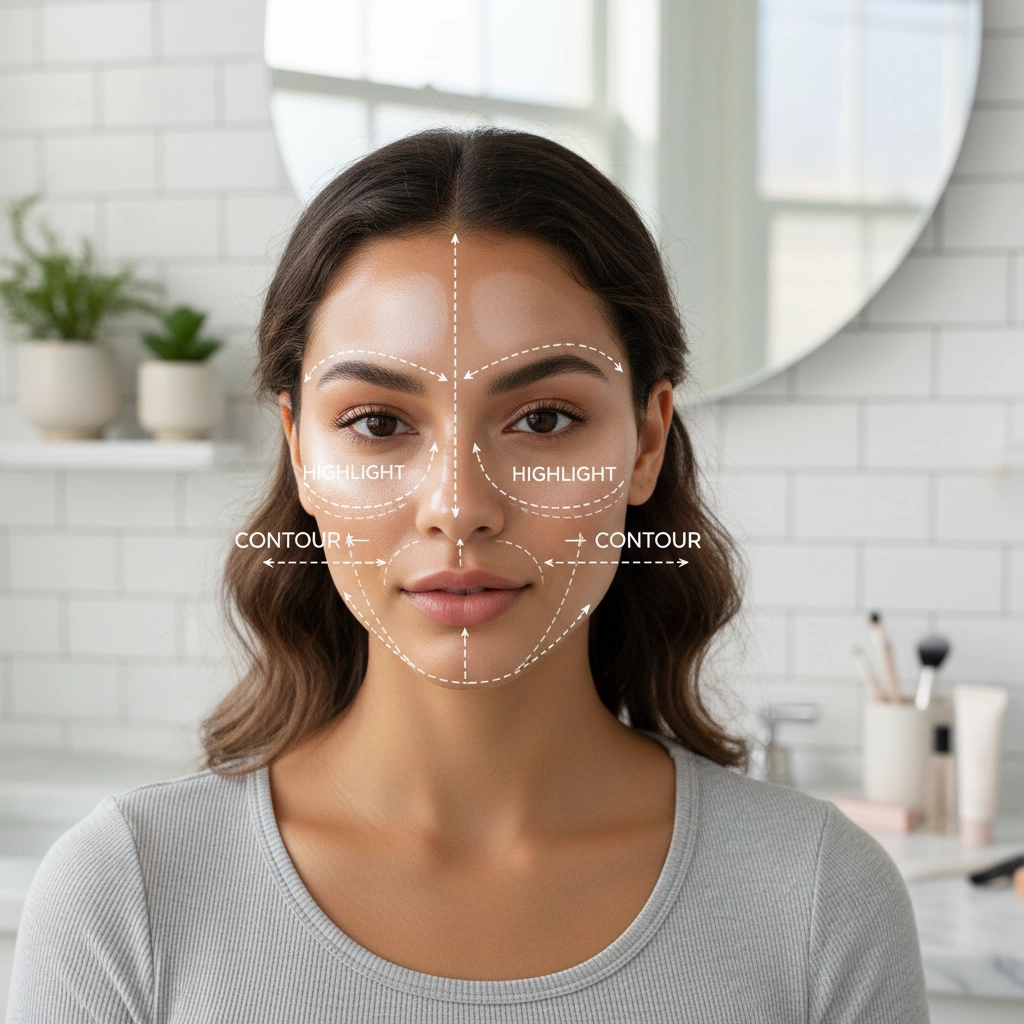 How to Contour Your Face Like a Pro with Charlotte Tilbury 3 contour face highlighting placement guide