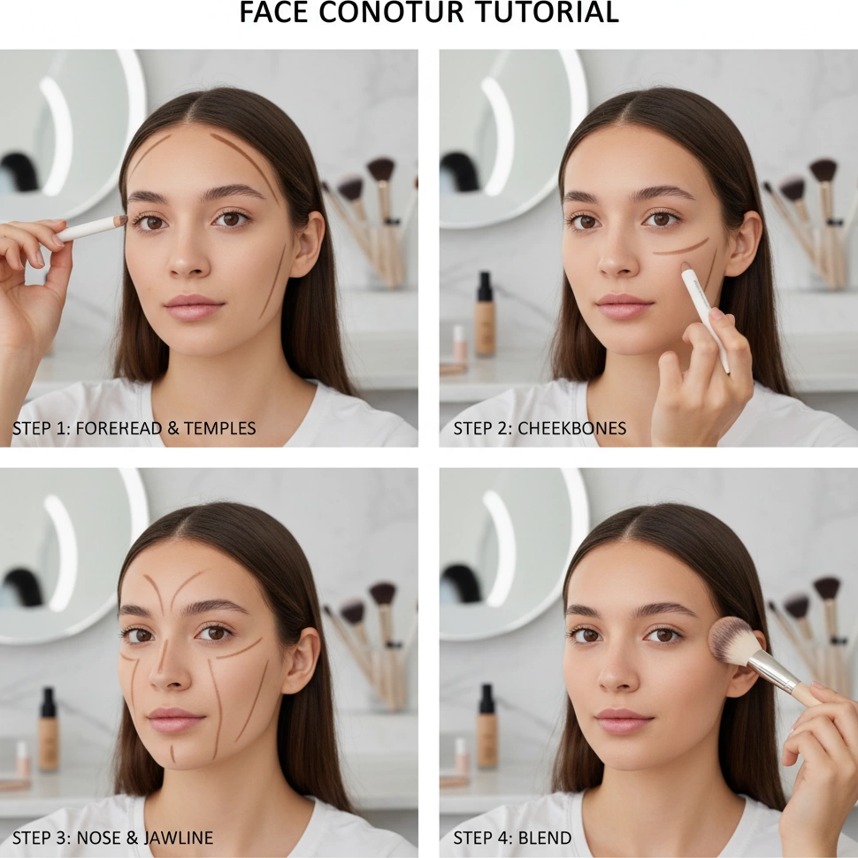 How to Contour Your Face Like a Pro with Charlotte Tilbury 6 how to contour face step by step tutorial