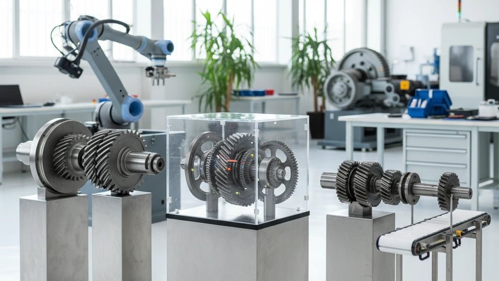 aplicaciones y tipos de engranajes industriales