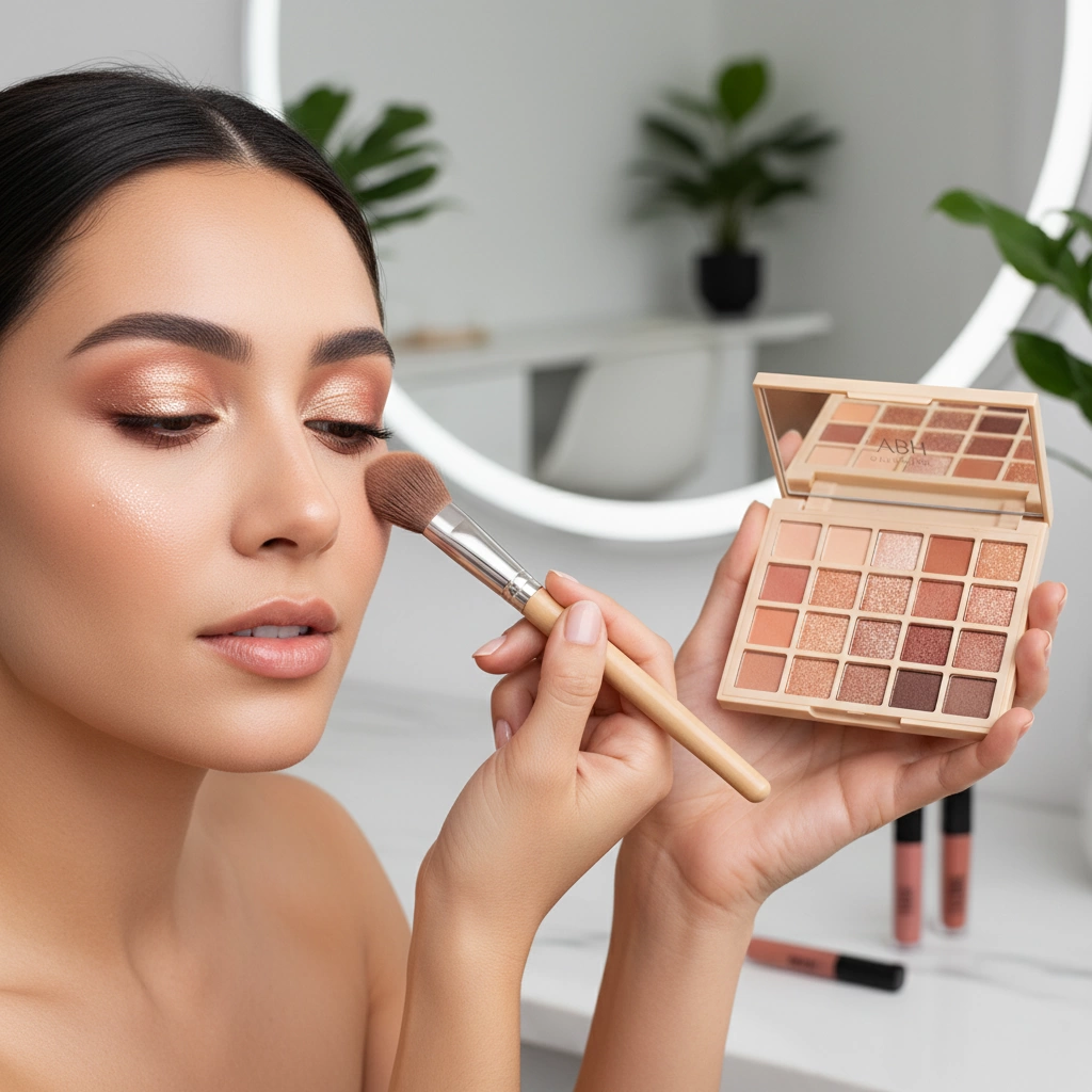 ABH Glisten Eyeshadow Review Swatches and Dupes 4 abh glisten eyeshadow application techniques