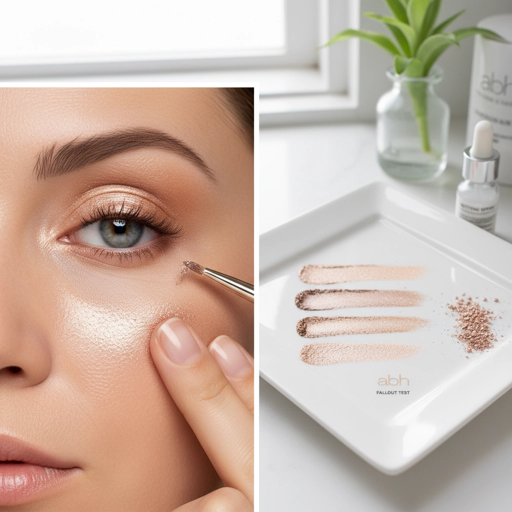 ABH Glisten Eyeshadow Review Swatches and Dupes 2 abh glisten eyeshadow formula performance breakdown