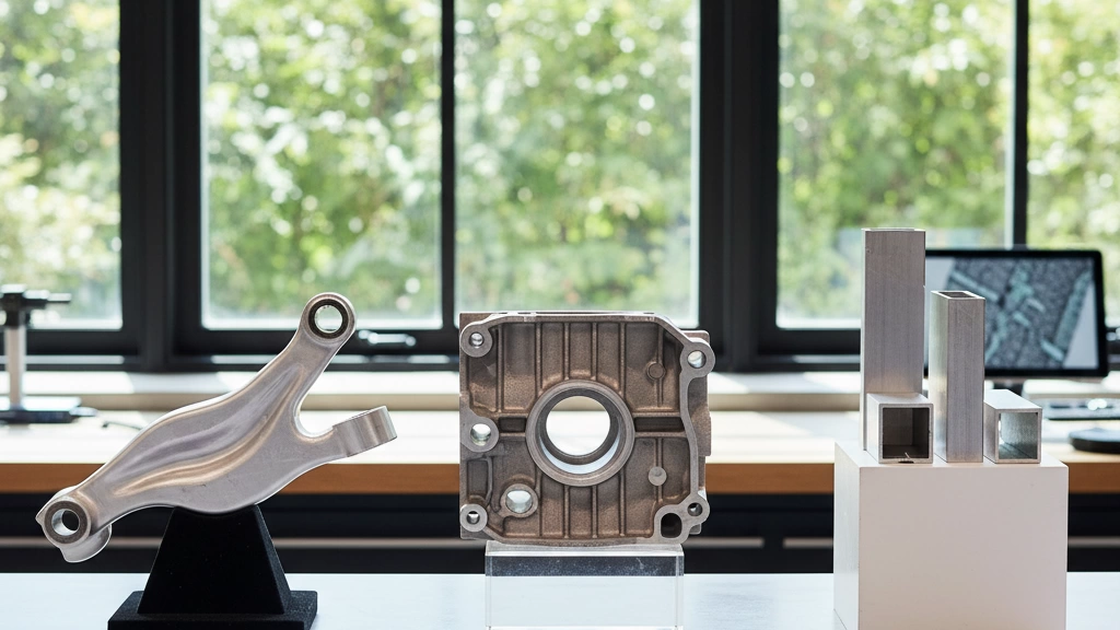 comparación entre aluminio forjado, fundido y extruido