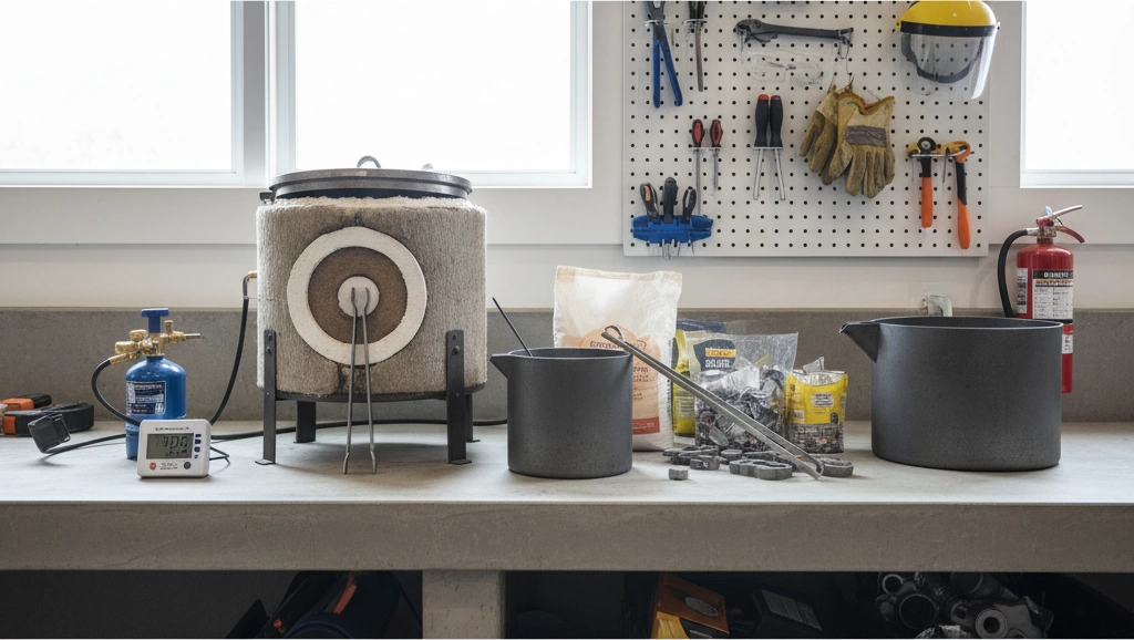 DIY-Aluminium-Schmelzofen und Tiegel-Optionen