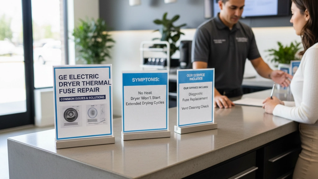 GE Electric Dryer Thermal Fuse Repair Signs