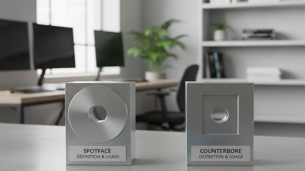 Definición y uso de superficie de asiento vs avellanado